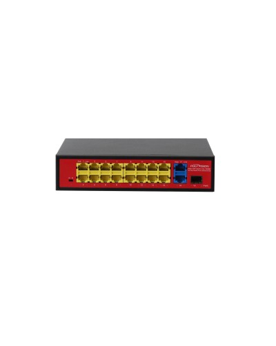 PND-16P-2G1F Lite (180W). Коммутатор неуправляемый 18-портовый с PoE. Polyvision в Нижнем Новгороде