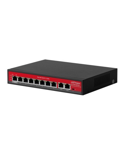PND-08P-2M-BT1 (120W). Коммутатор AI 10-портовый с функцией PoE. Polyvision в Нижнем Новгороде