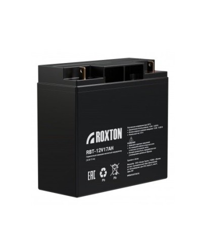RBT-12V17AH. Аккумулятор герметичный свинцово-кислотный. ROXTON в Нижнем Новгороде