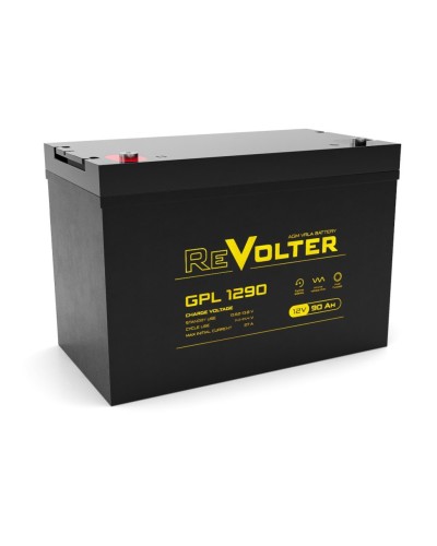 Revolter GPL 1290. Аккумулятор автомобильный герметичный свинцово-кислотный. Revolter в Нижнем Новгороде