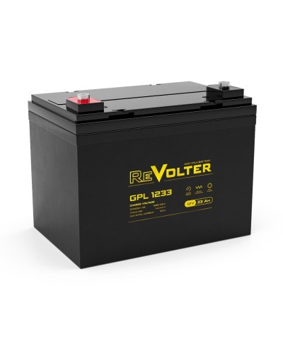 Revolter GPL 1233. Аккумулятор автомобильный герметичный свинцово-кислотный. Revolter в Нижнем Новгороде