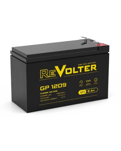 Revolter GP 1209. Аккумулятор автомобильный герметичный свинцово-кислотный. Revolter в Нижнем Новгороде