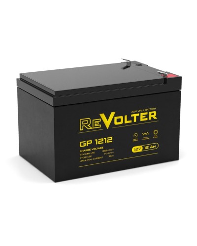 Revolter GP 1212. Аккумулятор автомобильный герметичный свинцово-кислотный. Revolter в Нижнем Новгороде