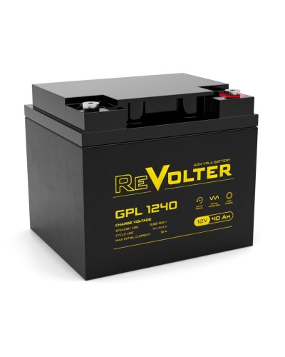Revolter GPL 1240. Аккумулятор автомобильный герметичный свинцово-кислотный. Revolter в Нижнем Новгороде