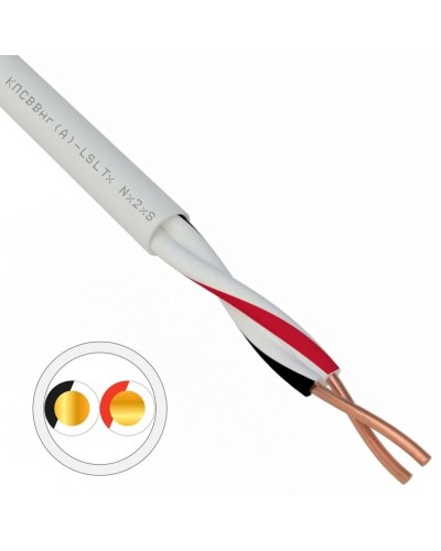 КПСВВнг(А)-LSLTx 1х2х1,0 REXANT (01-4872). Кабель для систем передачи данных пониженной пожароопасности c низким дымо- и газовыделением, с низкой токсичностью продуктов горения. Rexant в Нижнем Новгороде
