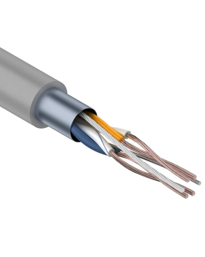 F/UTP, CAT 5e, PVC, 2PR, 24AWG, INDOOR, STRANDED, серый, 305м, REXANT (01-0125). Кабель «витая пара» (LAN) для структурированных систем связи. Rexant в Нижнем Новгороде