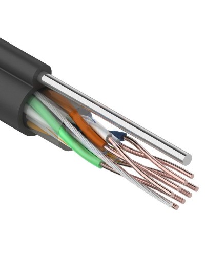 U/UTP 4PR 24AWG CAT5e 305м OUTDOOR+ТРОС*1 REXANT (01-0046). Кабель «витая пара» (LAN) для структурированных систем связи. Rexant в Нижнем Новгороде