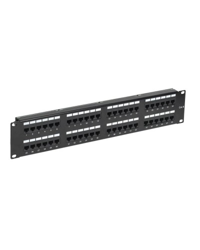 Панель коммутационная с кабельными органайзерами 19", 2U, 48 портов, RJ-45, CAT 6, UTP REXANT PRO (02-0232): Патч-панель 19" в Нижнем Новгороде