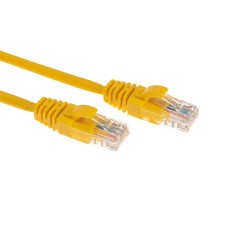 Патч-корд U/UTP, CAT 5e, RJ45-RJ45, 26AWG, LSZH, желтый, 0,5м  REXANT (02-0105-05). Патч-корд UTP. Rexant