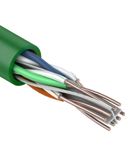 U/UTP, CAT 6, нг(А)-LSLTx, 4х2х0,575мм, 23AWG, INDOOR, SOLID, зеленый, 305м REXANT (01-0071). Кабель «витая пара» (LAN) для структурированных систем связи. Rexant в Нижнем Новгороде
