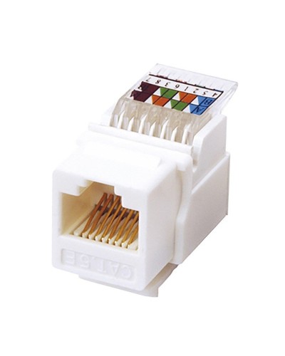Модуль Keystone Jack RJ-45(8P8C), UTP, CAT 5e, тип 180 градусов, самозажимной, белый REXANT (03-1012): Модуль Keystone Jack в Нижнем Новгороде