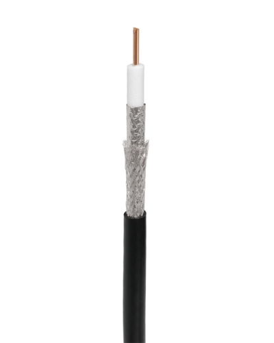 RG-11U, 75 Ом, CCS/Al/Al, 83%, 305 м, черный OUTDOOR (01-3011). Кабель коаксиальный радиочастотный. Rexant в Нижнем Новгороде