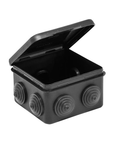 Коробка TYCO ОП 80х80х50мм откидная крышка УХЛ1 IP54 черный (67040МЧ). Коробка распределительная. RuVinil в Нижнем Новгороде