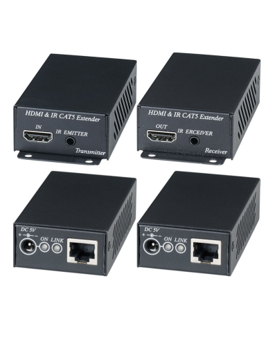 HE02EI. Комплект для передачи HDMI-сигнала с ИК-повторителем. SC&T в Нижнем Новгороде