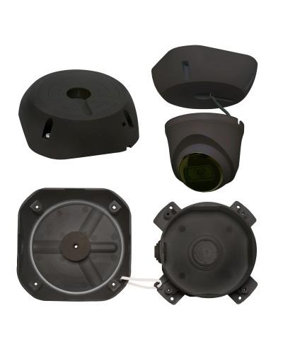 МК-4 PRO (цвет черный). Монтажная коробка для крепления уличных видеокамер. SLT в Нижнем Новгороде