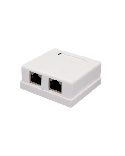 Розетка настенная RJ-45, 8P8C, Cat.6, 2 порта FTP (10-0353): Компьютерная розетка в Нижнем Новгороде