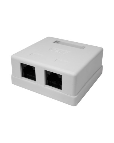 Розетка настенная RJ-45, 8P8C, Cat.6, 2 порта UTP (10-0310): Компьютерная розетка в Нижнем Новгороде