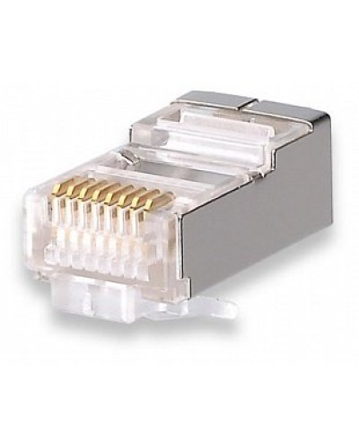 Коннекторы 8P8C FTP Cat.5e 3U (RJ-45) (100шт) (10-0201). Разъем RJ-45. SUPRLAN в Нижнем Новгороде