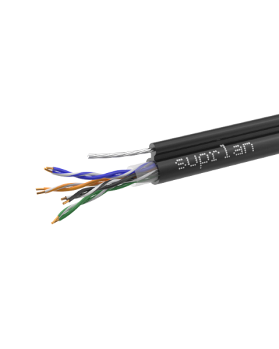 UTP Cat.5e 4x2x0,51 Cu PE Outdoor T-FG8 (трос) Premium (01-0308-1). Кабель «витая пара» (LAN) для структурированных систем связи. SUPRLAN в Нижнем Новгороде