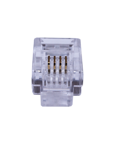 Коннекторы 4P4C (RJ-11) (100шт) (10-0229). Телефонный разъем 4P4C (RJ-11). SUPRLAN в Нижнем Новгороде