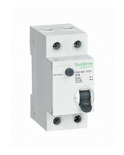 City9 Set 1P+N С 10А 4.5kA 30мА A 230В (C9D55610). Автоматический выключатель дифференциального тока. Systeme Electric в Нижнем Новгороде