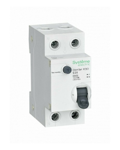 City9 Set 1P+N С 25А 4.5kA 10мА A 230В (C9D51625). Автоматический выключатель дифференциального тока. Systeme Electric в Нижнем Новгороде