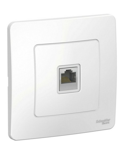 BLANCA розетка RJ45 1-местная, кат. 5Е, скрытой установки, белый (BLNIS045001). Розетка компьютерная. Systeme Electric в Нижнем Новгороде