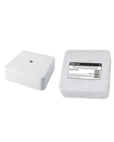 Коробка КР 50х50х20 ОП белая, IP40, с клеммной колодкой (SQ1401-0902). Распаячная коробка. TDM ЕLECTRIC в Нижнем Новгороде