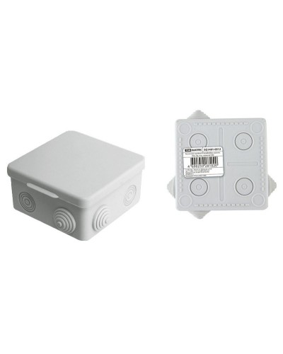 Коробка ОП 80х80х50мм, крышка, IP54, 7вх. (SQ1401-0512). Распаячная коробка. TDM ЕLECTRIC в Нижнем Новгороде