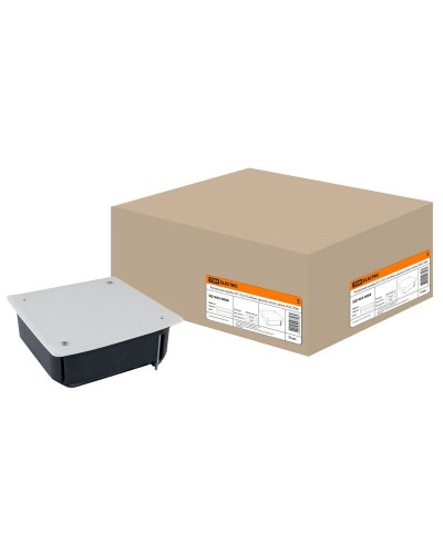 Распаячная коробка СП 115х115х45мм, крышка, метал. лапки, IP20, TDM (SQ1403-0008). Распаячная коробка СП. TDM ЕLECTRIC в Нижнем Новгороде