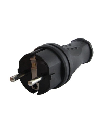 Вилка прямая 2Р+РЕ 16А 250В IP44 (SQ0612-0031). Вилка прямая каучук. TDM ЕLECTRIC в Нижнем Новгороде