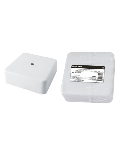 Коробка КР 75х75х28 ОП белая, IP40, с клеммной колодкой (SQ1401-0906). Распаячная коробка. TDM ЕLECTRIC в Нижнем Новгороде