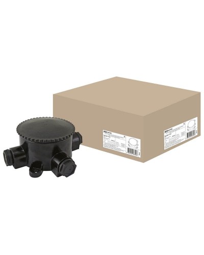 КЭМ 2-660-3 ОП D95мм IP65, 3-х рожковая (карболит) TDM (SQ1401-1101). Коробка электромонтажная. TDM ЕLECTRIC в Нижнем Новгороде