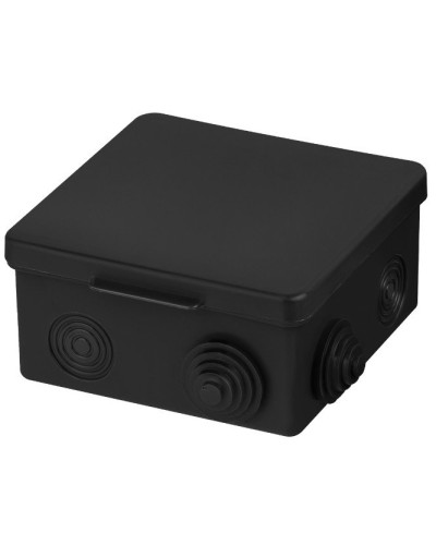 Распаячная коробка ОП 100х100х55мм, крышка, IP54, 8вх., черная TDM (SQ1401-0913). Распаячная коробка ОП. TDM ЕLECTRIC в Нижнем Новгороде