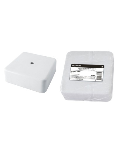 Коробка КР 75х75х28 ОП белая, IP40 (SQ1401-0905). Распаячная коробка. TDM ЕLECTRIC в Нижнем Новгороде