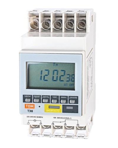 ТЭ8A-1мин/7дн-8on/off-16А-DIN TDM (SQ1503-0002). Таймер электронный. TDM ЕLECTRIC в Нижнем Новгороде