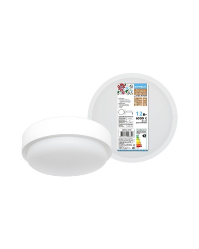 ДПП 3901 12Вт 6500К IP65 белый круг (SQ0366-0140). Светодиодный светильник LED. TDM ЕLECTRIC в Нижнем Новгороде
