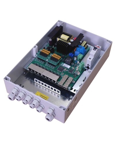 TFortis PSW-2G8F+. Коммутатор для подключения 8 камер. TFortis в Нижнем Новгороде