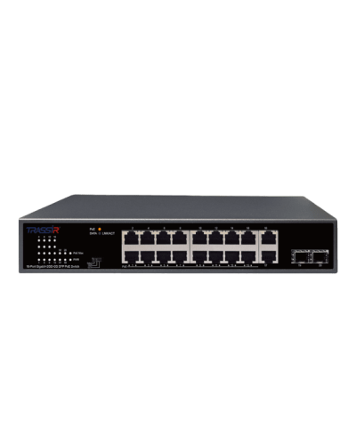 TR-NS14202S-185-16POE. Коммутатор с PoE. Trassir в Нижнем Новгороде