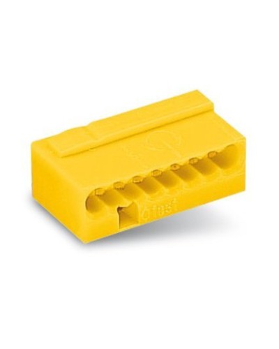 WAGO 243-508 Клемма MICRO 8-проводная желтая. Клемма для распределительных коробок. WAGO в Нижнем Новгороде