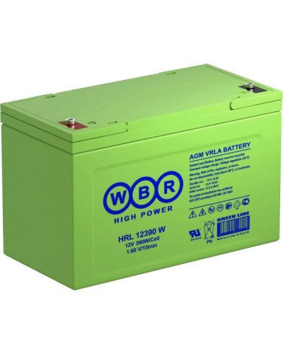 WBR HRL12390W. Аккумулятор герметичный свинцово-кислотный. WBR в Нижнем Новгороде