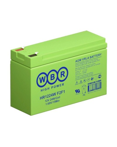 WBR HR1224W F2F1. Аккумулятор герметичный свинцово-кислотный. WBR в Нижнем Новгороде