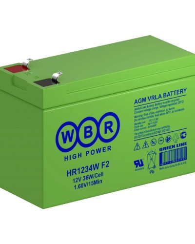 WBR HR1234W F2. Аккумулятор герметичный свинцово-кислотный. WBR в Нижнем Новгороде