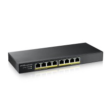 GS1915-8EP-EU0101F. Коммутатор гибридный Smart L2 PoE+. ZYXEL