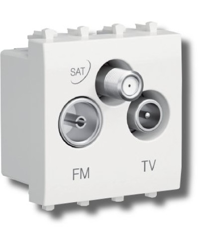 Розетка TV-FM-SAT Avanti 1 модуль черный квадрат (4402532): Розетка TV-FM-SAT в Нижнем Новгороде