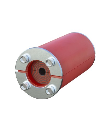 Проходка круглая, нержавеющая, D50х70 мм для кабелей D10-30 мм (DXF3114): Проходка круглая, нержавеющая в Нижнем Новгороде