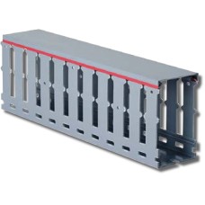 Короб перфорированный, серый RL12 40x40 (00134RL): Короб перфорированный