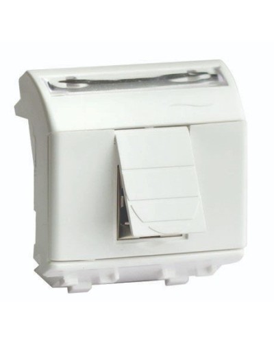 Розетка RJ-45 Brava 2 модуля слоновая кость (75450S): Розетка компьютерная с двумя разъёмами в Нижнем Новгороде