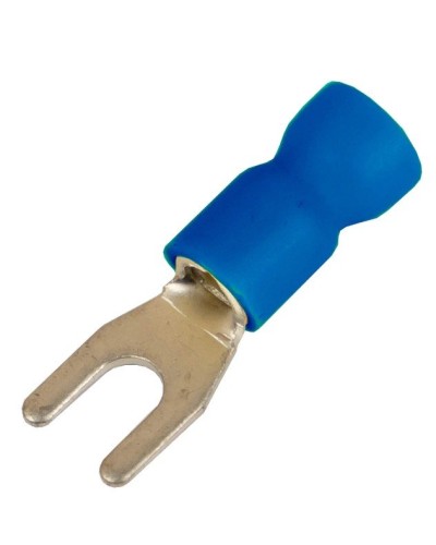 Наконечник вилочный НВИ 1,5-2,5 М3 (D3,2мм) (100 шт) (2B13P-EE-PVC). Наконечник вилочный с изолированным фланцем ПВХ. ДКС в Нижнем Новгороде