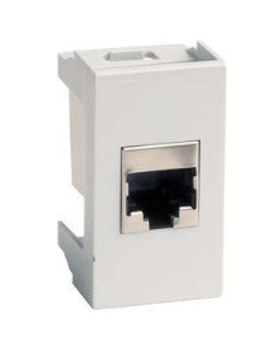 Розетка RJ-45 Viva 1 модуль серая (45138): Розетка компьютерная с одним разъёмом в Нижнем Новгороде